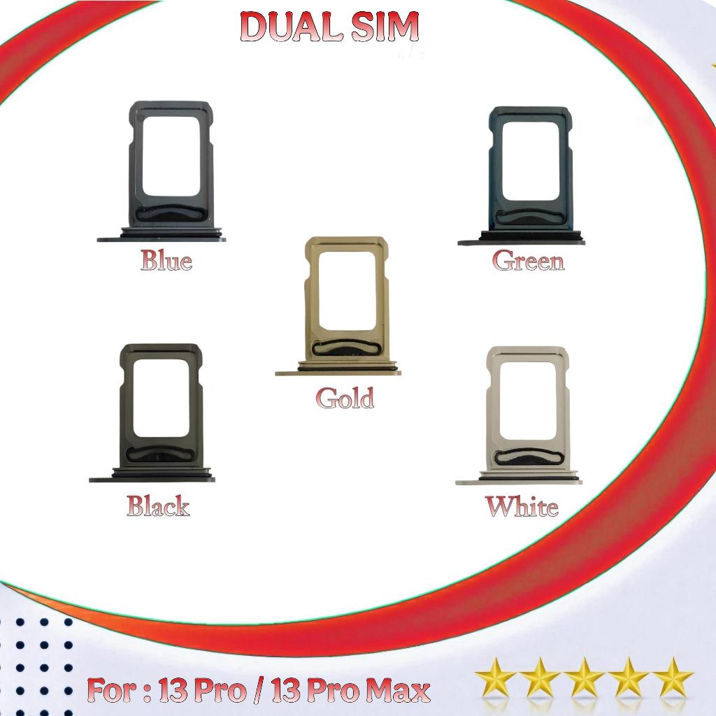 SLOT SIM CARD SIM TRAY DUAL / GANDA 13 PRO / 13 PRO MAX ORIGINAL NEW