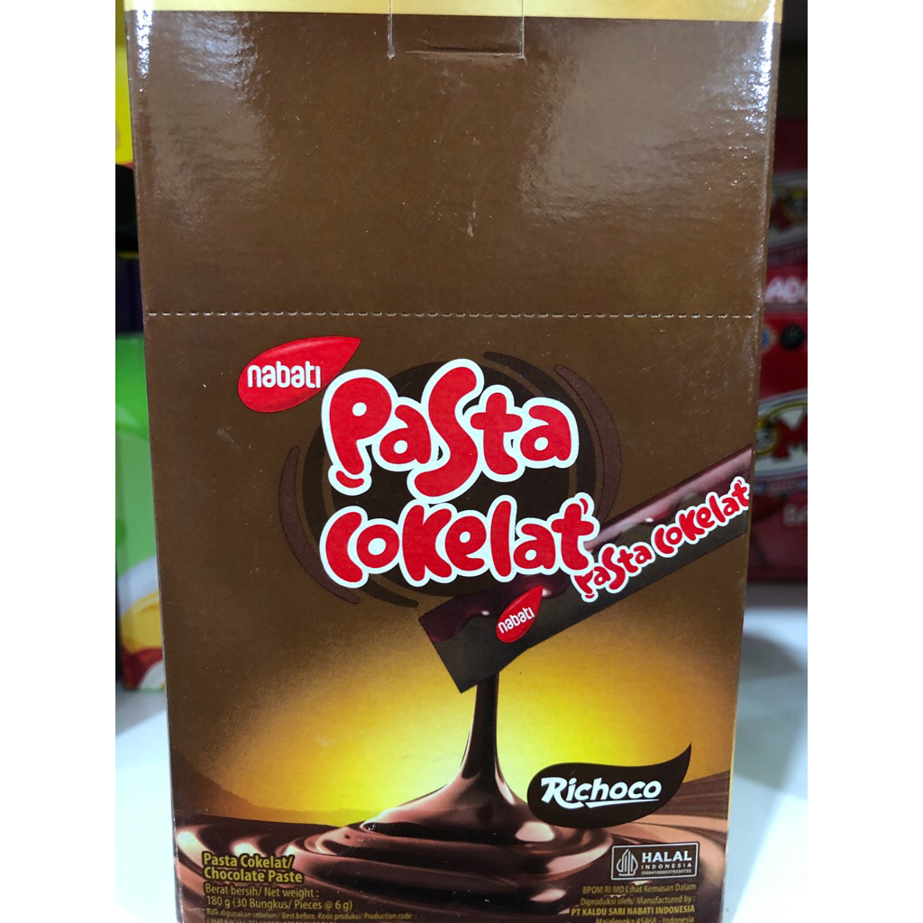

Nabati Pasta Richoco 1Box 180g isi 30pcs