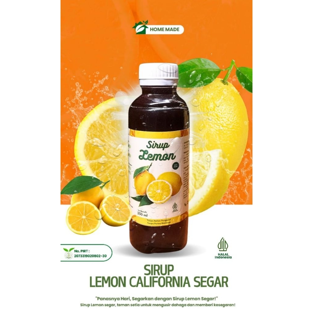 

SIRUP LEMON CALIFORNIA SEGAR