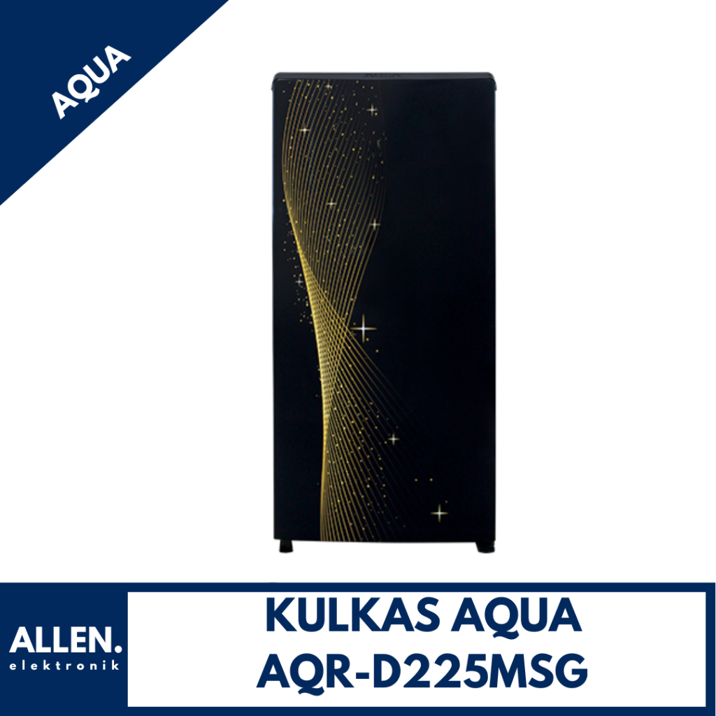Kulkas 1 Pintu 180 Liter AQUA AQR-D225 MSG
