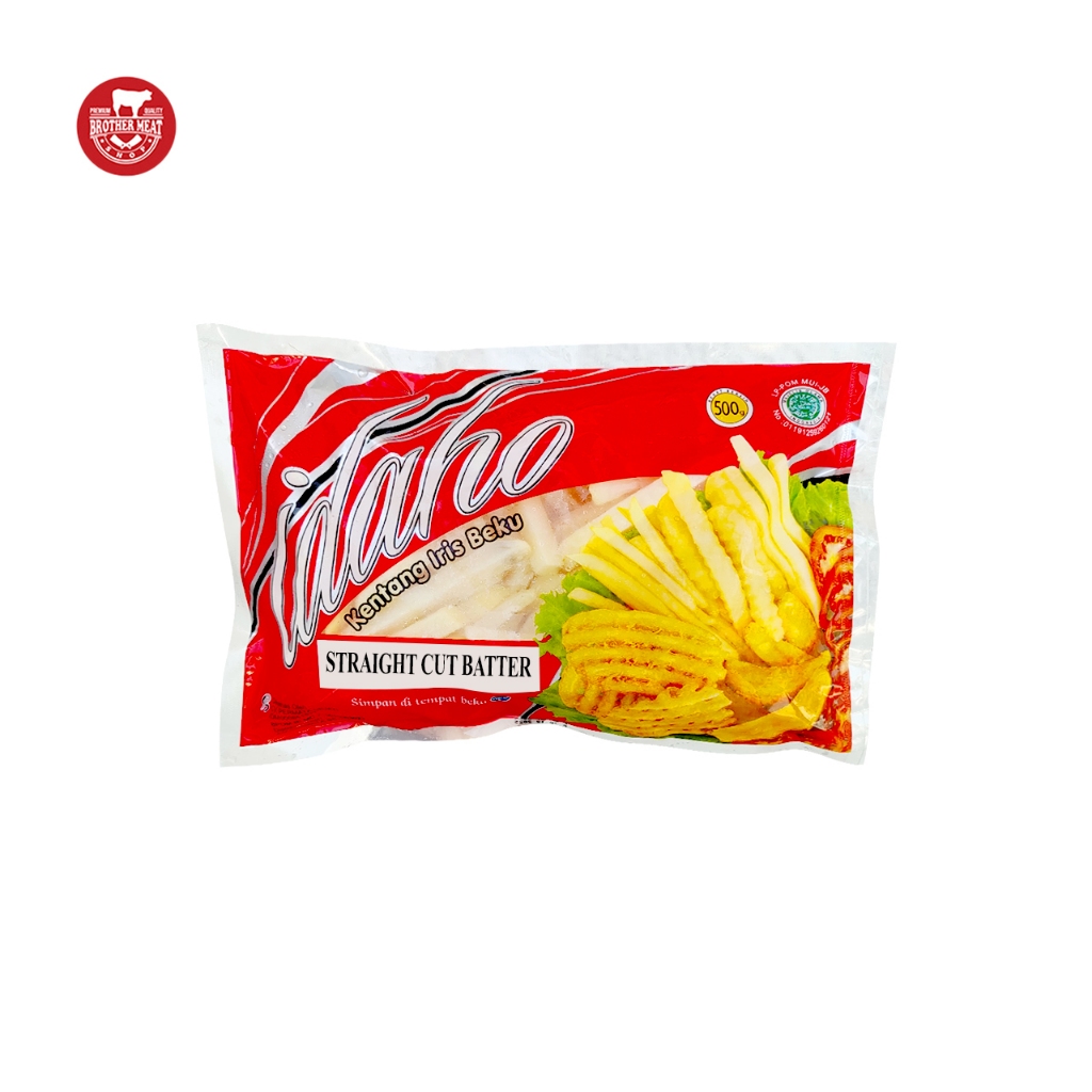 

IDAHO Straight Cut Batter Coated French Fries 500gr / Kentang Goreng - Brothermeatshop