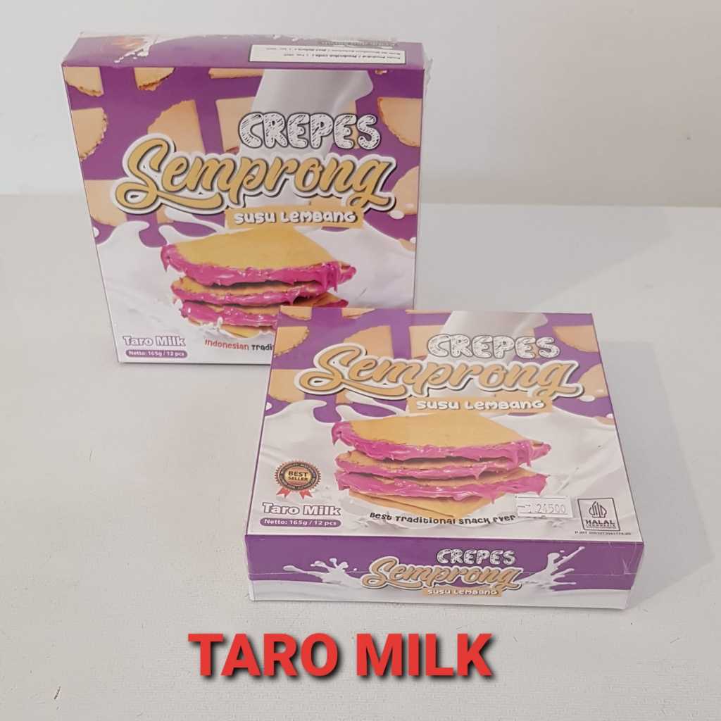 

CREPES Semprong Susu LEMBANG Taro Milk 165 gr