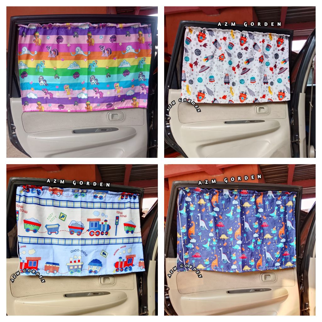 Gorden mobil tempel/Tirai Mobil /Gorden Mobil kaca samping/ tirai mobil Avanza/ Gorden jendela Mobil