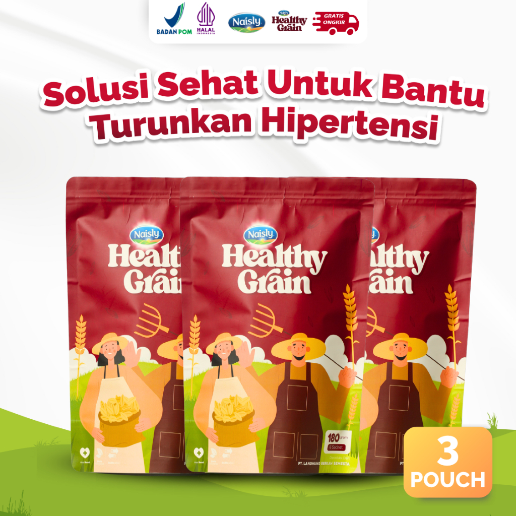 

Sereal Sehat Kaya Serat Cocok untuk Pagi Hari & Turunkan Tekanan Darah Tinggi 3 Pouch