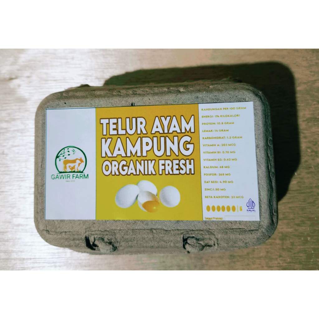 

Telur Ayam Kampung Organik Fresh isi 6 Murah