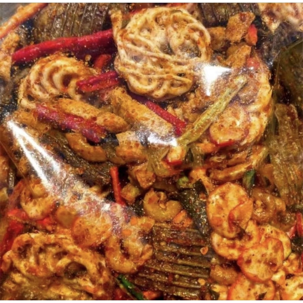 

SEBLAK CAMPUR /SEBLAK MIX/BASRENG/KERUPUK BAWANG /KERUPUK JENGKOL/KERUPUK BETON/DLL KEMASAN 250 GRAM/500 GRAM/1 KG