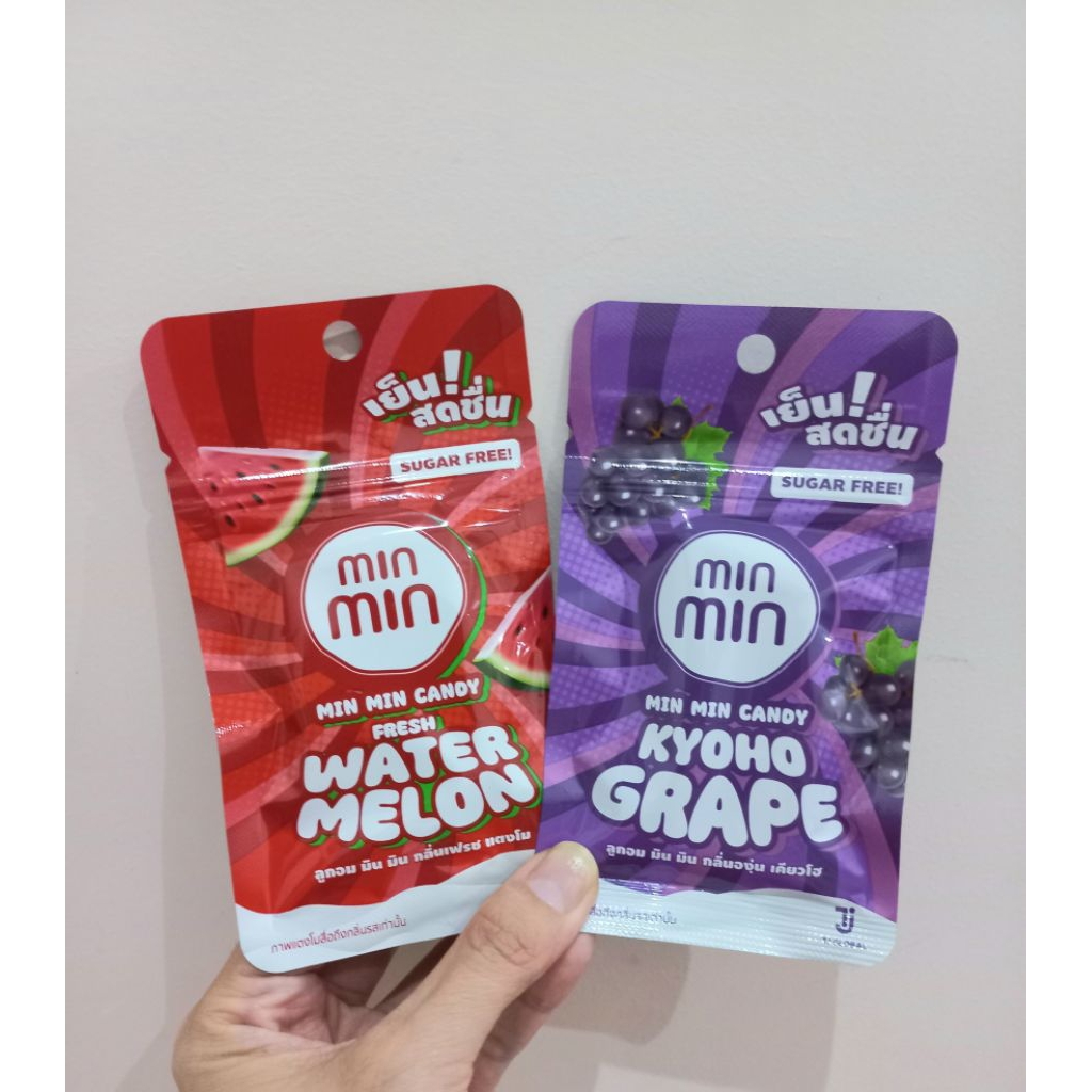 

MIN MIN CANDY FRESH SUGAR FREE WATER MELON/GRAPES (READY)
