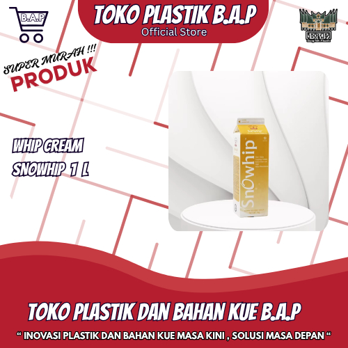 Whipped Cream - Whip Cream Cair - Cream Cheese - Whip Cream Snowhip 1L