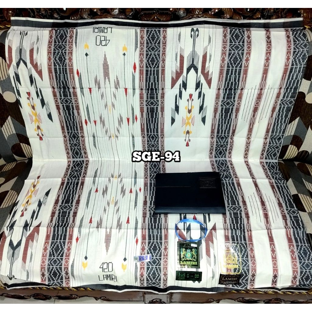 sarung lamiri songket /sge songket timbul bahan sutra sarung lsultan