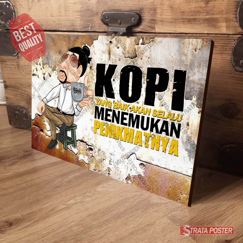 Poster kopi Hiasan dinding cafe aesthetic Wall decor Coffee