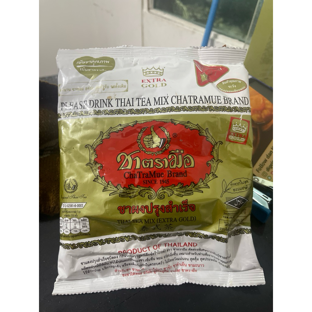 

THAI TEA MIX GOLD CHATRAMUE 400gr Expired Juni 2027