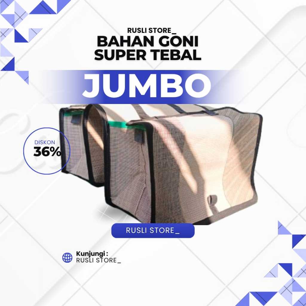 Tas Motor/Tas Obrok/Tas Kurir/Tas Kandek /Tas.UKURAN JUMBO/Bahan Goni/Tebal/ Kuat & Tahan lama