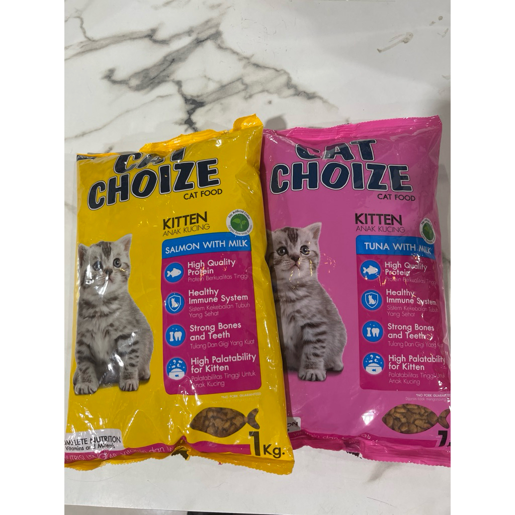 Cat Choize Kitten 1kg / Cat Choize Kitten Tuna / Cat Choize Kitten Salmon