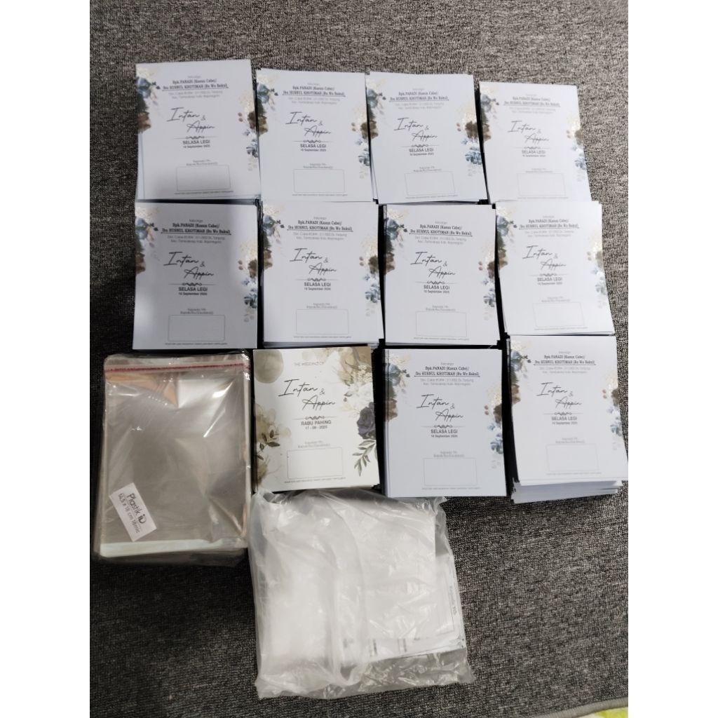 

undangan nikah kertas