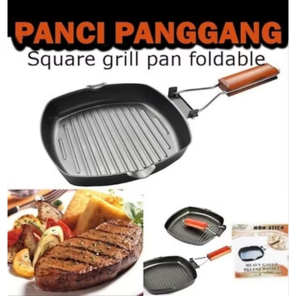 Grill Pan/Square Grill Pan/Panggangan/Teplon Panggang