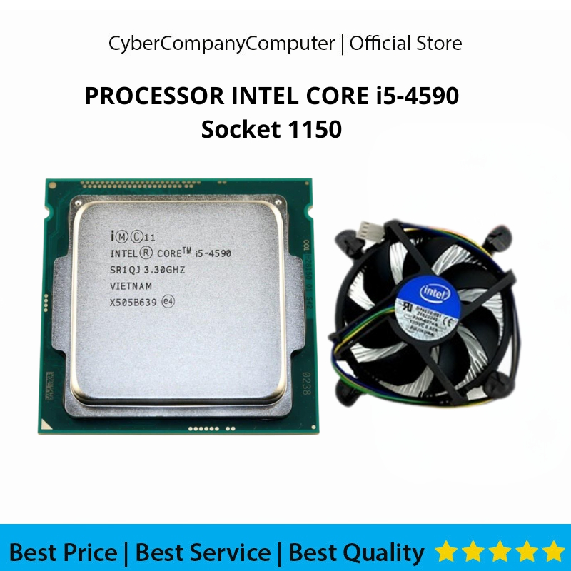 Processor Intel Core i5-4590 Gen4 LGA 1150 3.70GHz - Processor i5-4590 Gen4 Socket 1150 Bergaransi 1