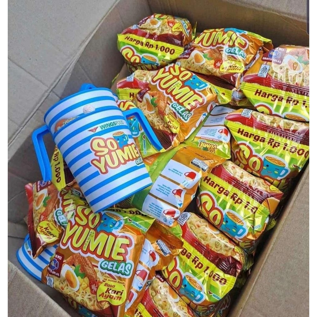 

so yumie gelas renceng isi 10 pcs