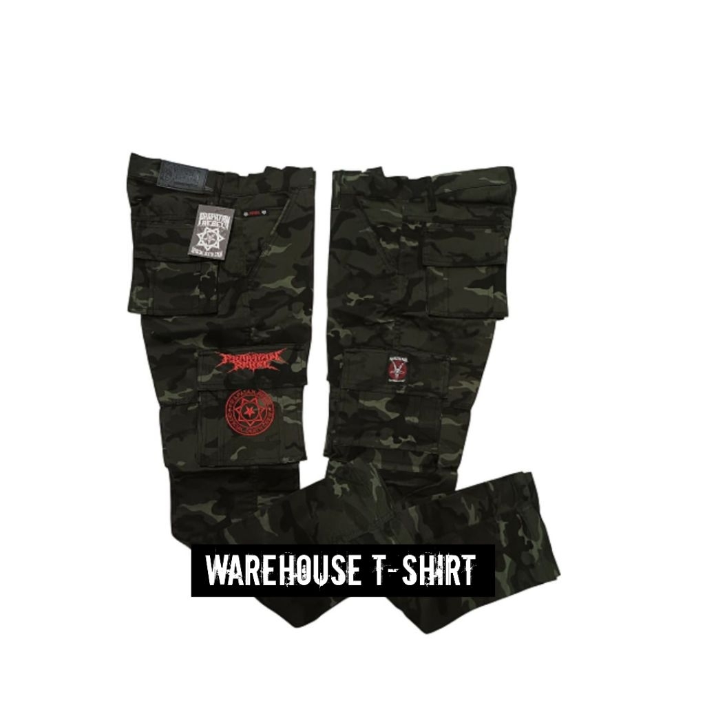 Celana Cargo Panjang  Metal Original Merchandise - PRAPATAN REBEL