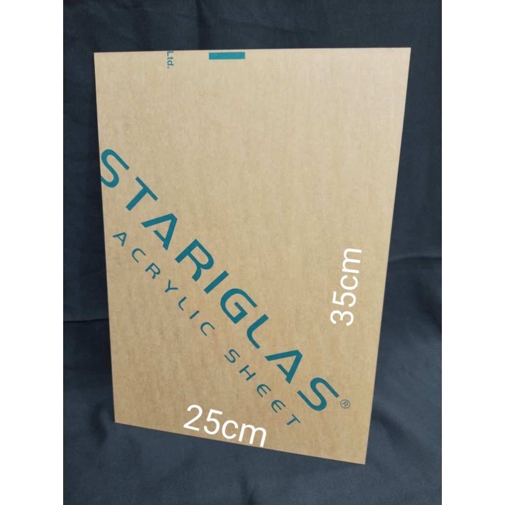 

Akrilik Lembaran Bening Tebel 2mm 25x35cm