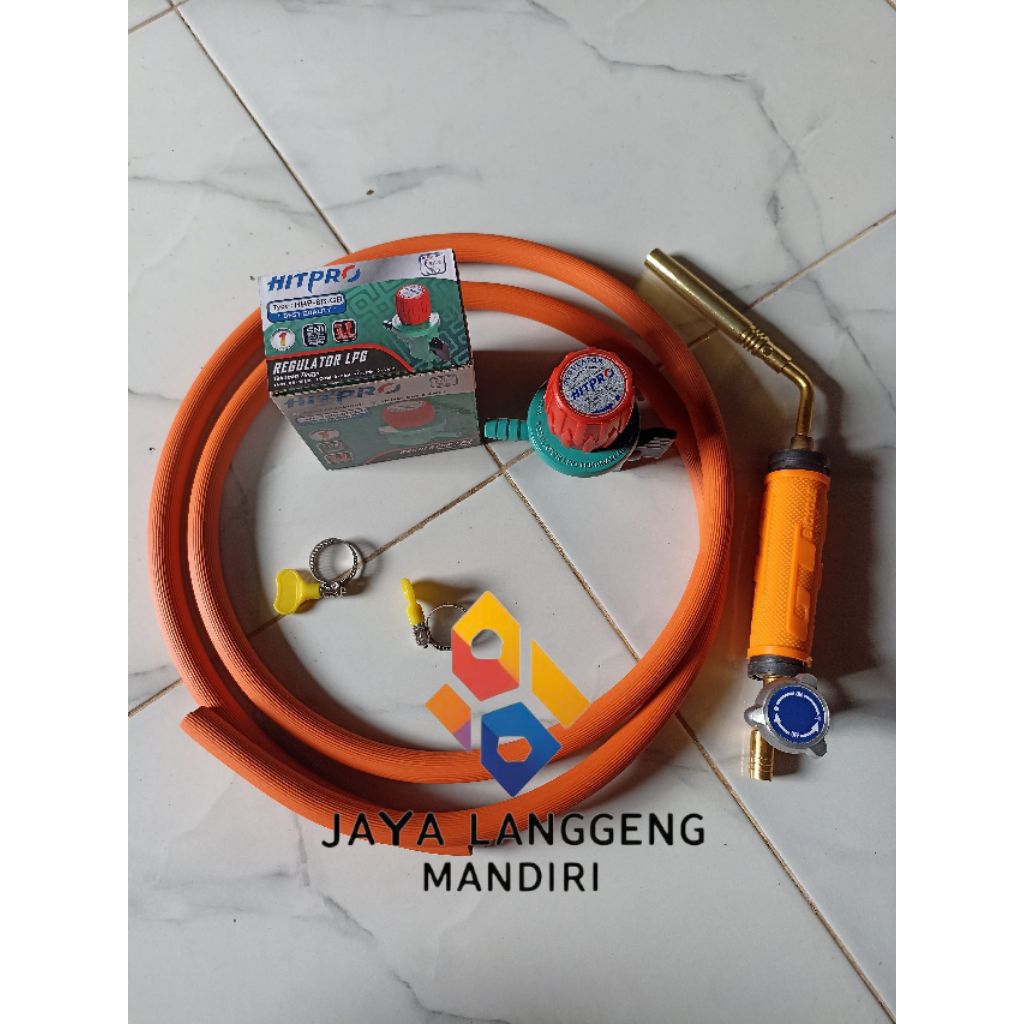 Kepala las heating blow torch/ Gas torch LPG/Las mini gas lpg/Alat pelebur alat torch gas lpg paket 