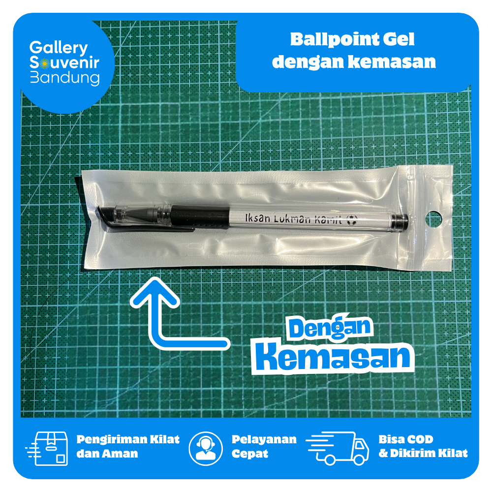 

Ballpoint bolpen pulpen pena Gel Custom Desain Insert paper Logo Nama Souvenir Acara Kantor Seminar Premium dengan kemasan