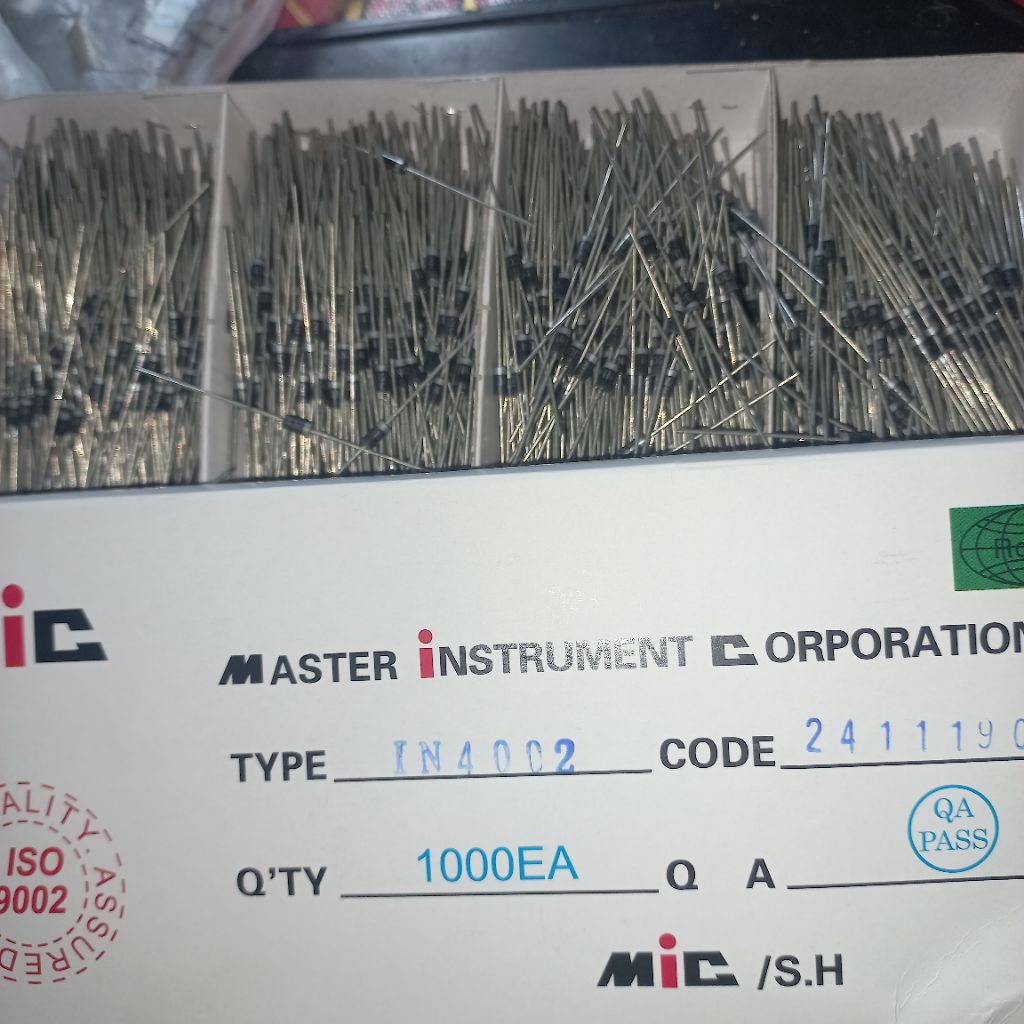 

Dioda 1A IN4002 1N4002 ORIGINAL 4002 1 Amper 1N IN A