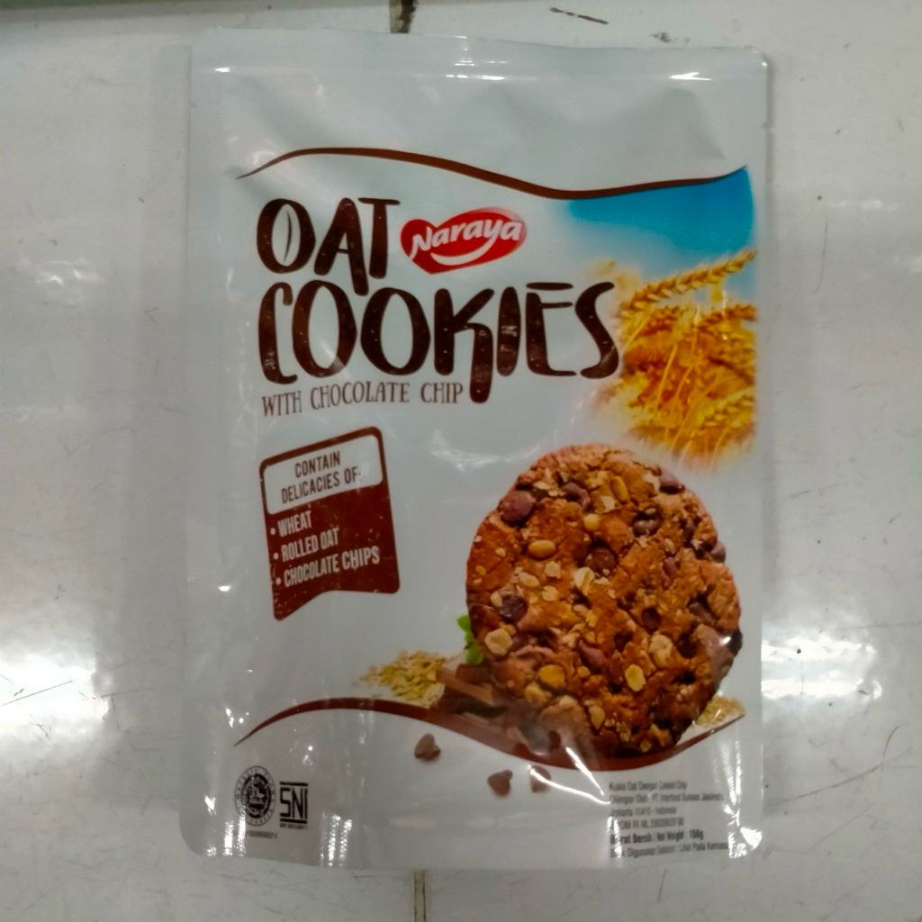 

Naraya Oat Cookies With Chocolate Chips Oat Sereal Granola 150g