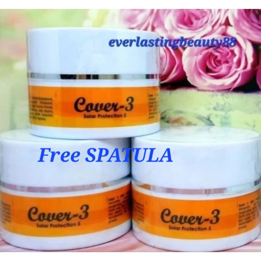 Cover 3 Solar Protection 5 - Niacinamide - oil free - sunscreen cream SPF 50 - krim tabir surya pemu