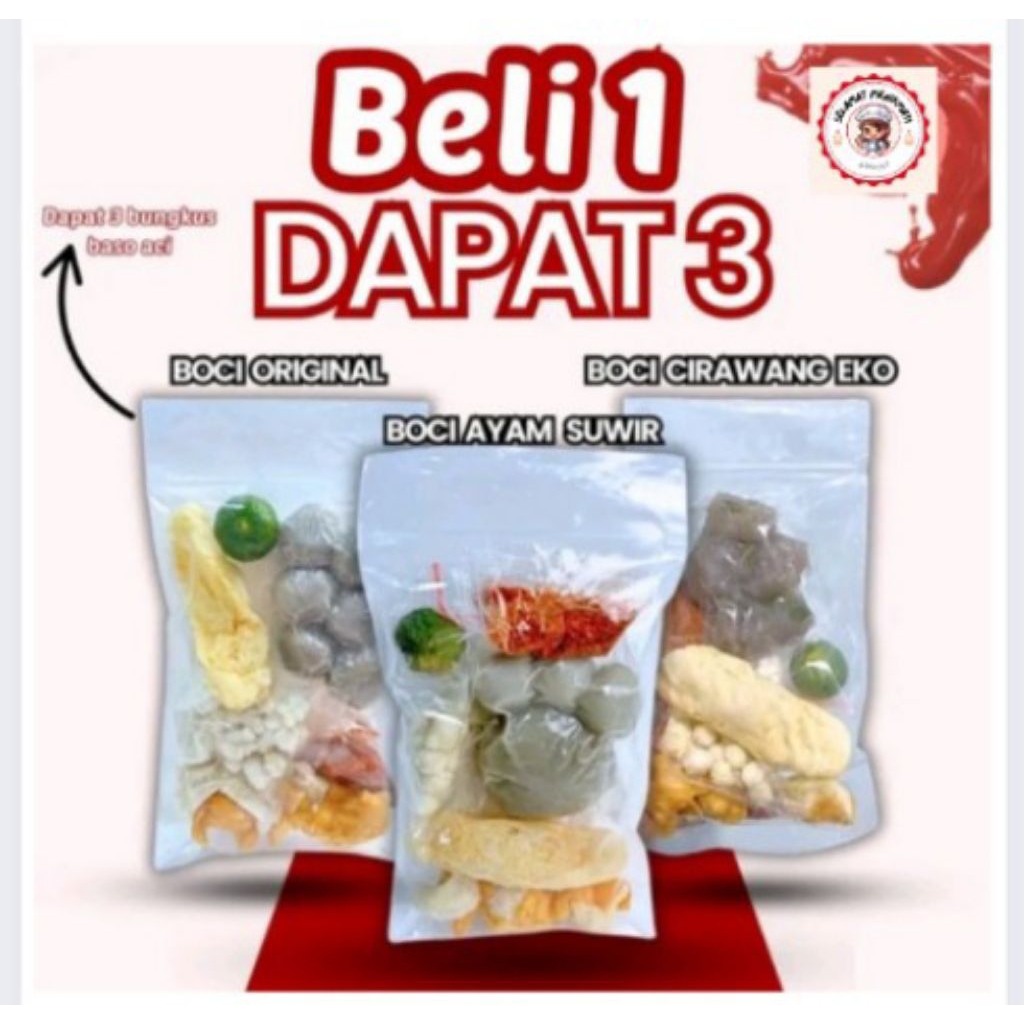 

BELI 1 DAPAT 3 [BOCI AYAM SUWIR EKONOMIS, CIRAWANG EKONOMIS,BOCI ORIGINAL]