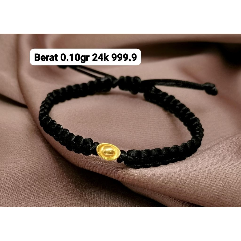 Gelang Emas Asli Yenpao 24k Hongkong 999% Tali - Gold Bracelet