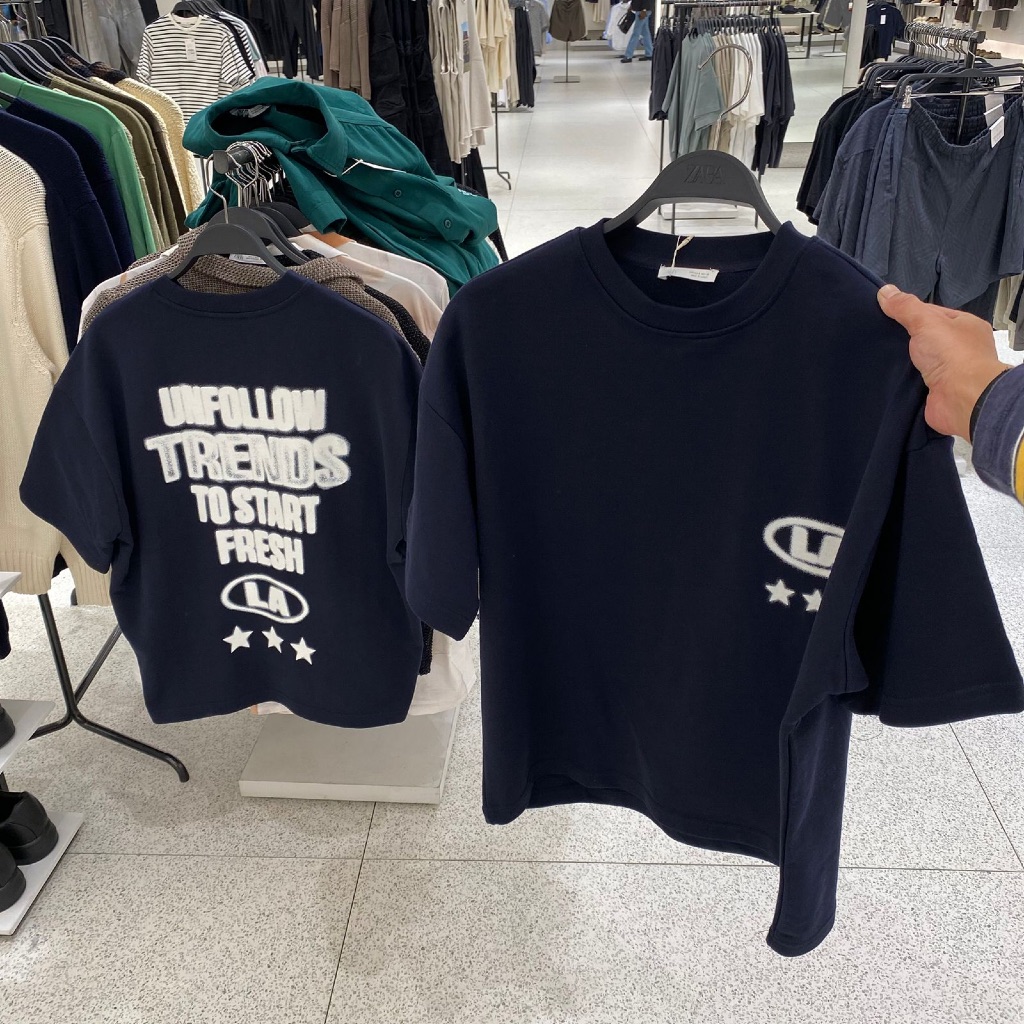 Jastipp. Tshirt Oversize Zara (Man)