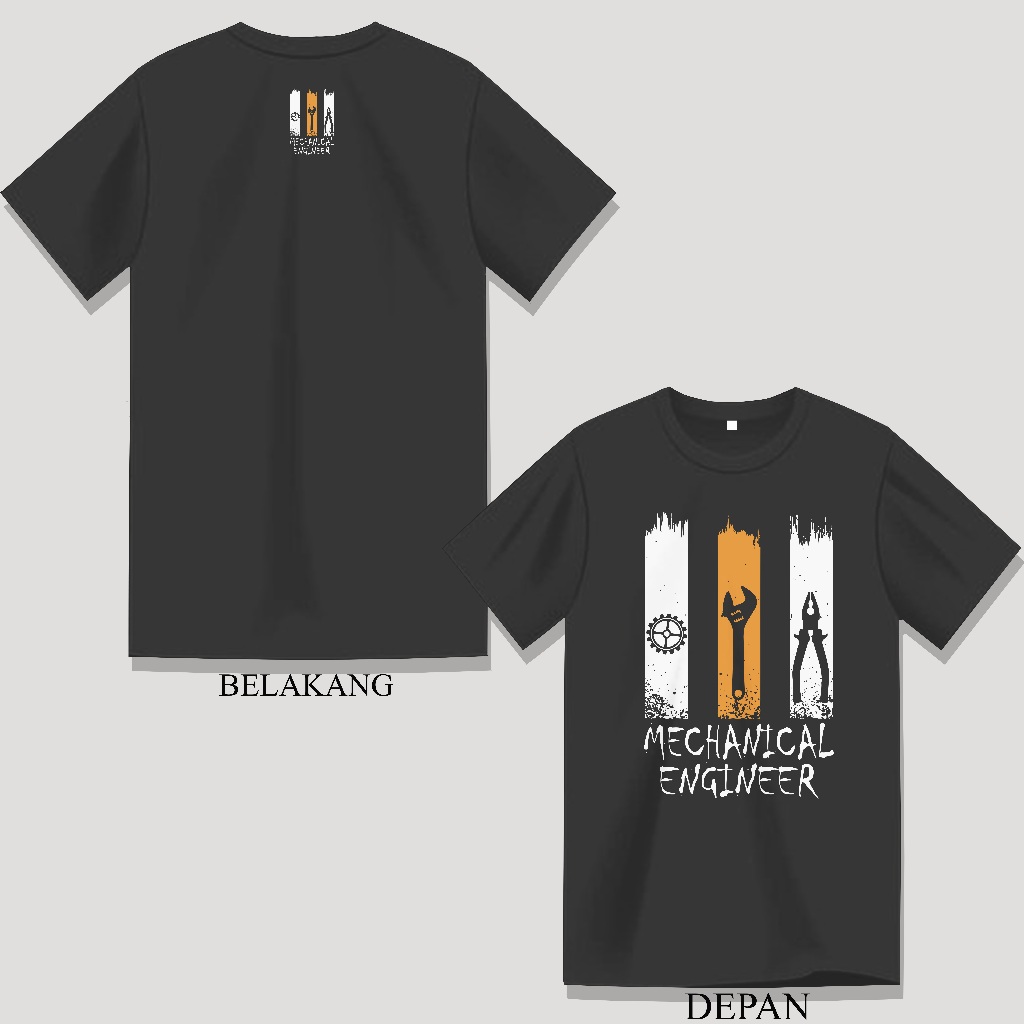 Mechanical Engineering Short T Shirt | Teknik Mesin Kaos Lengan Pendek