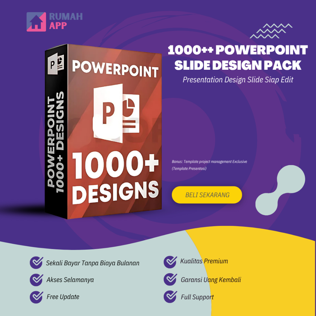 1000++ PowerPoint Slide Design Pack - PPT Pro Presentation Design Slide Siap Edit