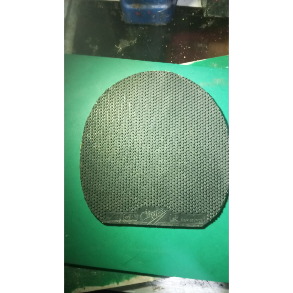 stiga clippa karet bintik serang setup spon DMS