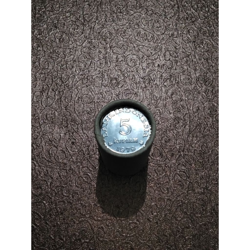 BR034 Koin roll 5 rupiah 1979