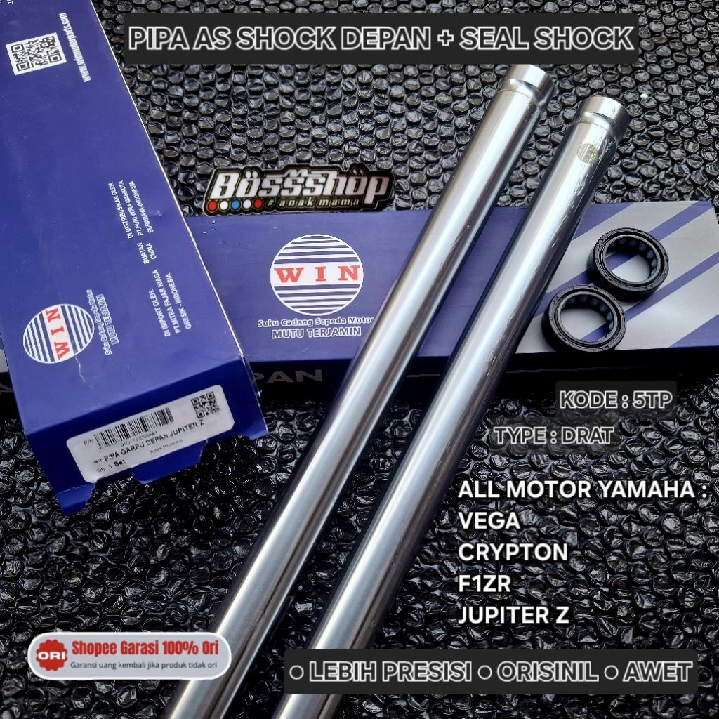 WIN- As Shock Depan + Seal Shock JUPITER Z Pipa Garpu/Shock Depan Vega F1ZR Dll (TYPE DRAT)