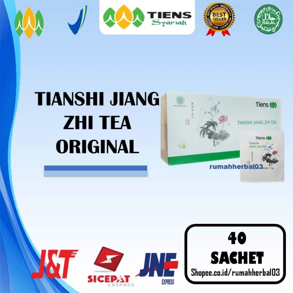

tianshi jiang zhi tea original isi 40 sachet