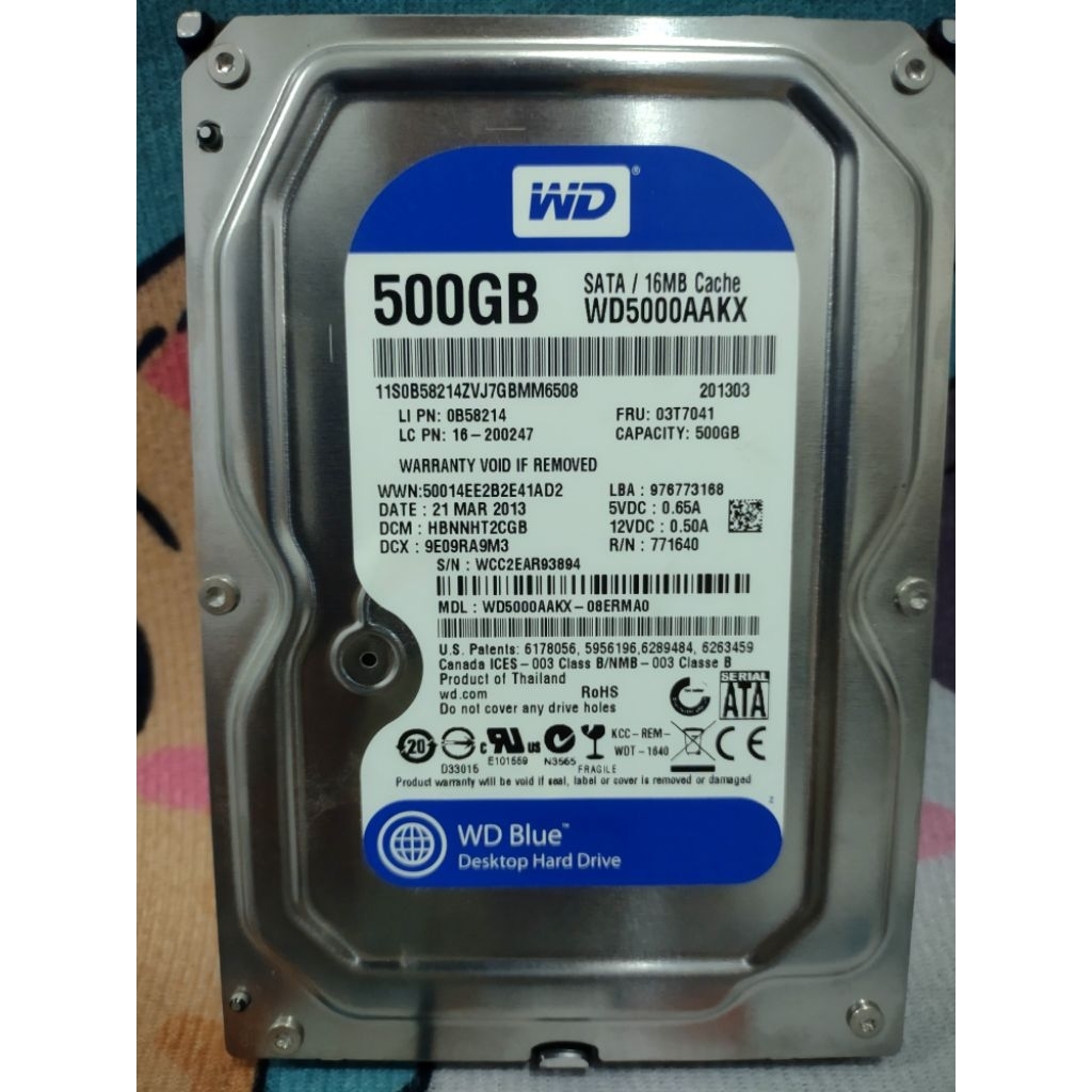 hardisk PC 500gb