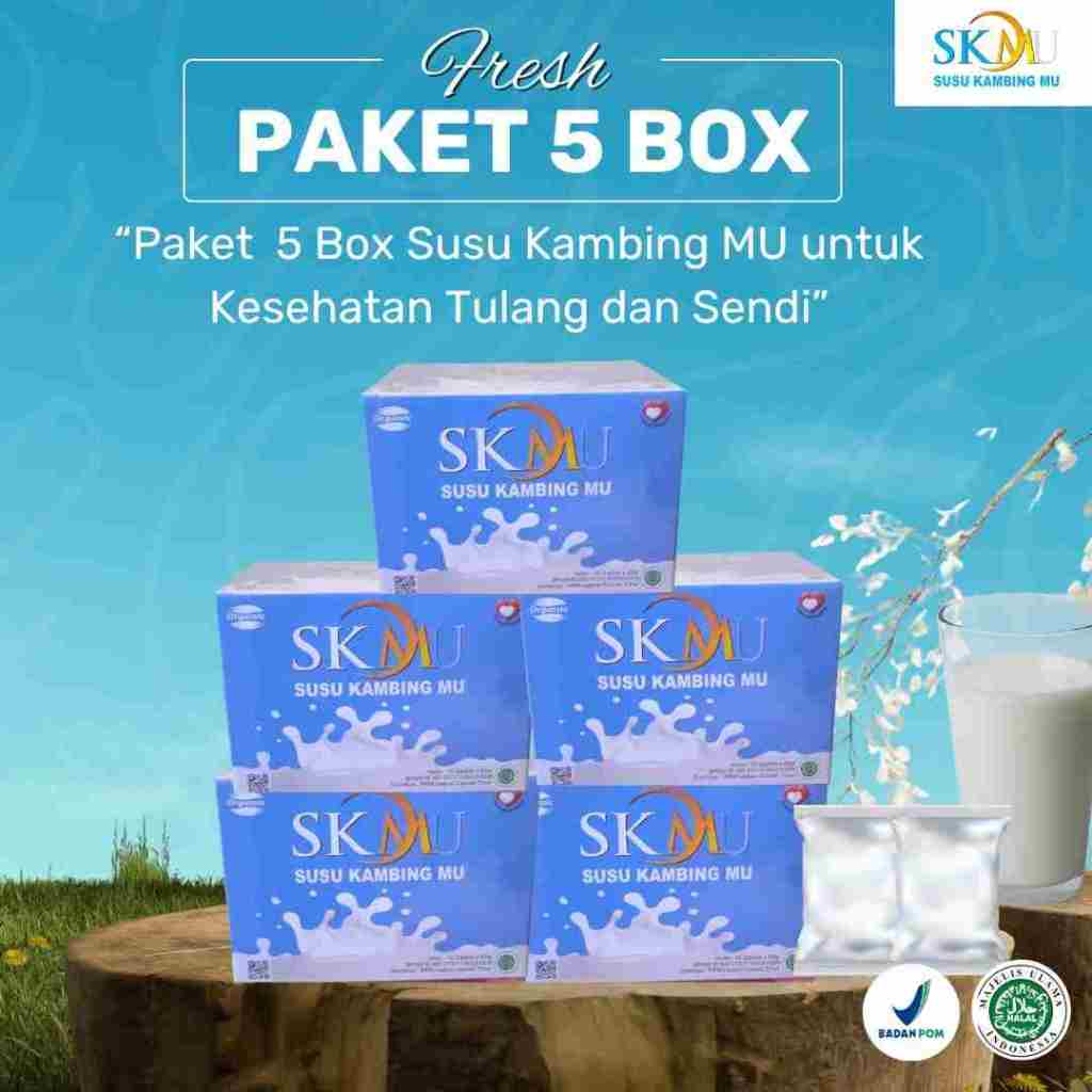 

Susu Kambing Mu Paket 5 Box