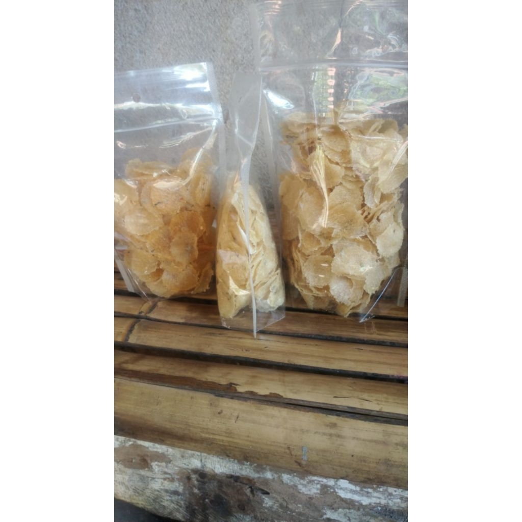 

krupuk singkong mentah