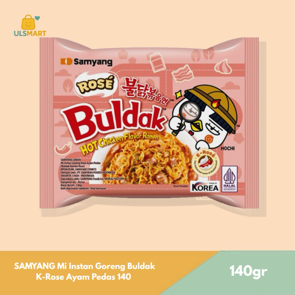 

SAMYANG Mi Instan Goreng Buldak K-Rose Ayam Pedas
