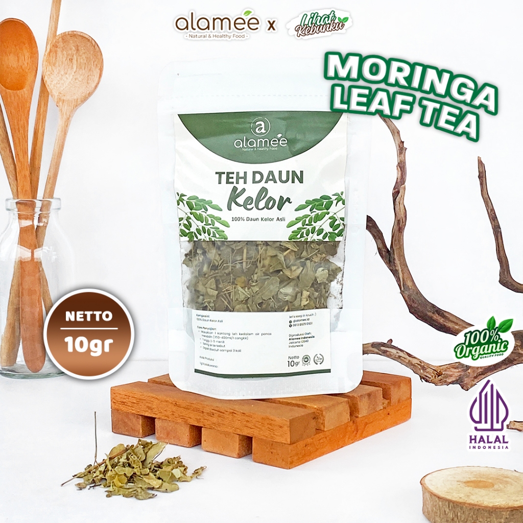 

Teh Daun Kelor Tea Bunga Herbal Alami Organic Natural Non Msg Siap Seduh 25gr LIHAT KEBUNKU