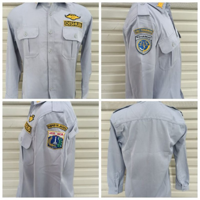 KEMEJA DISHUB ABU ABU /KEMEJA PDL DISHUB/SERAGAM DISHUB