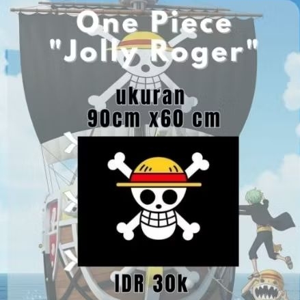 Bendera ONE PIECE "JOLLY ROGER"
