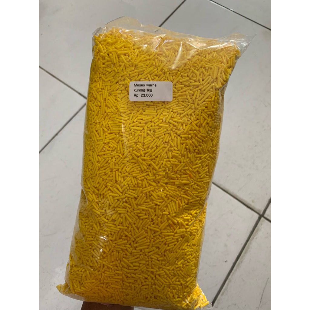 

Meses Warna Kuning Repack 1kg, 500g, 250g