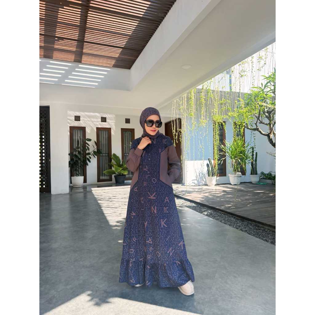 NEONA DRESS NAVY KORINA