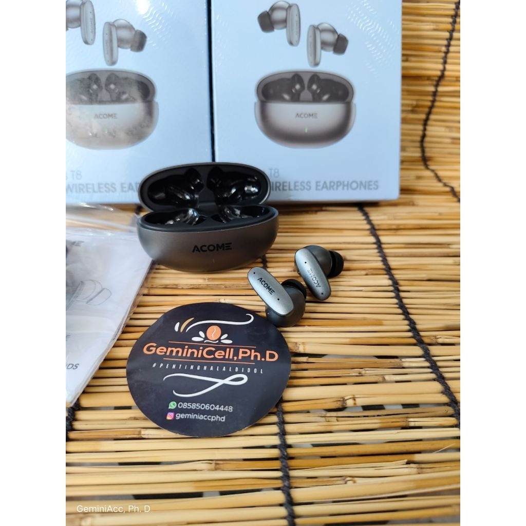 (BARU) Handsfree headset bluetooth TWS ACOME AIRDOTS T8 Original