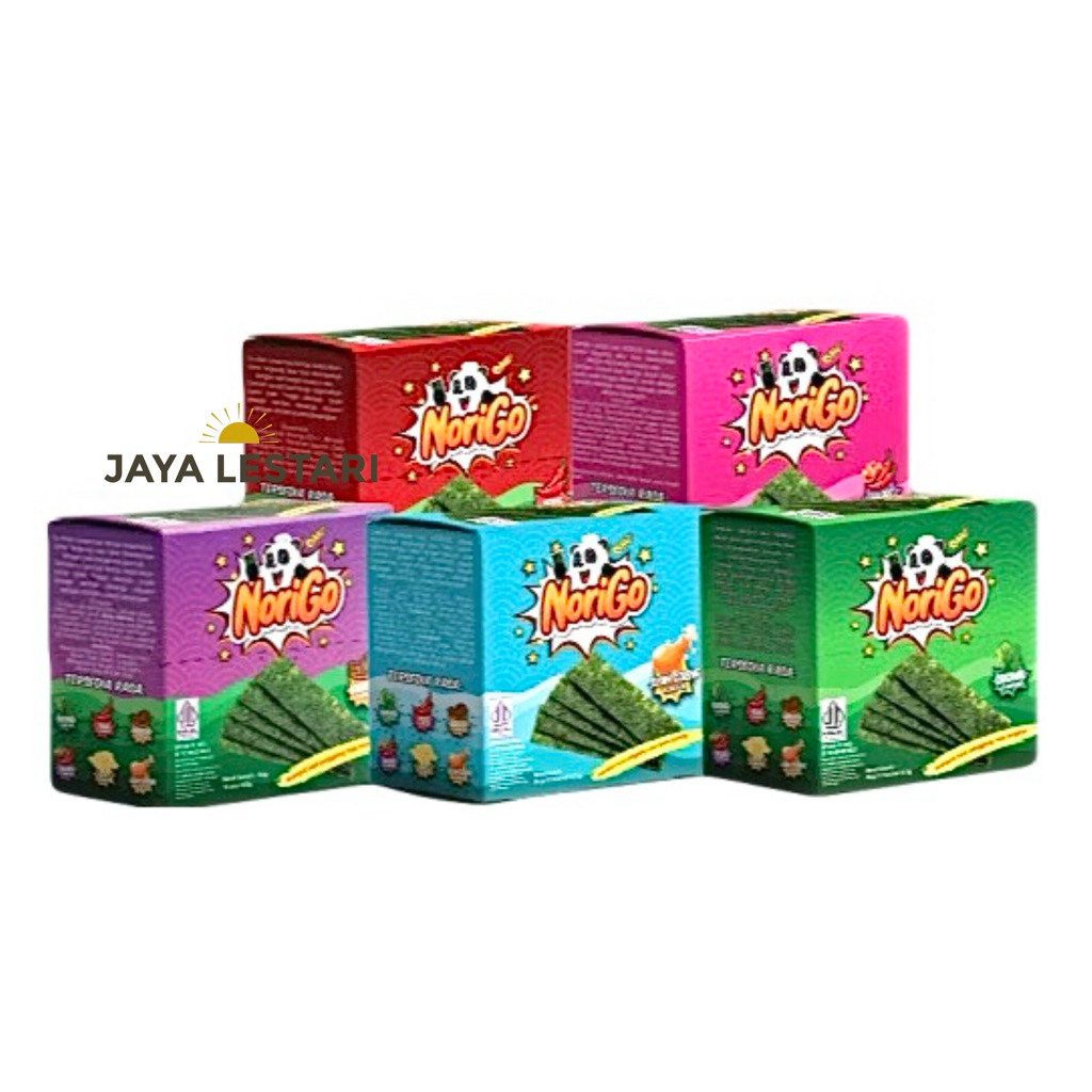 

NoriGo Rumput Laut Panggang (Isi 12 Pcs/Box) (12x3g) (8 Varian Rasa)