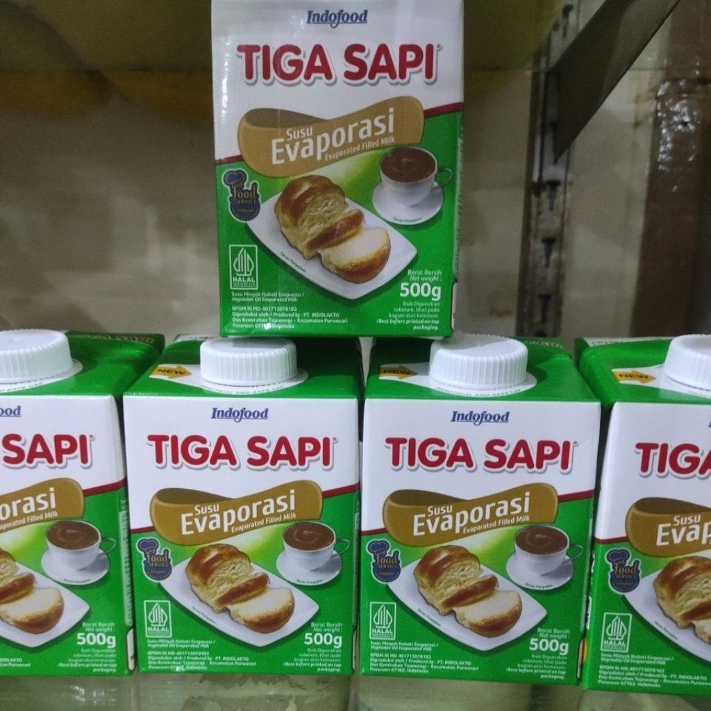 

Susu Evaporasi Tiga Sapi 500ml