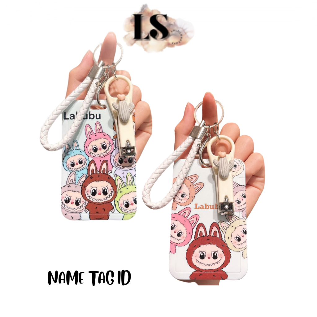 

LS - NAME TAG ID H780 CARD LAYARD HOLDER MOTIF LABUBU KAWAII UNTUK KARTU DAN PHOTOCARD CUTE